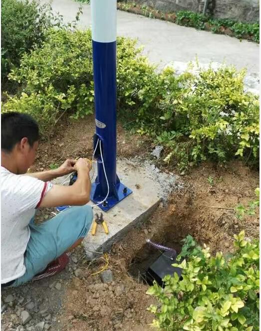 貴州農村太陽(yáng)能路燈安裝