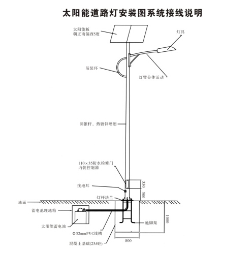 led太陽(yáng)能路燈接線(xiàn)圖