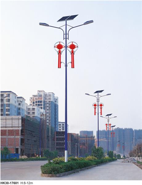 中國結太陽(yáng)能路燈